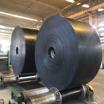 China Black Anti-tear Steel Cord Conveyor Belt ST1000 Wire Rope Conveyor Belt For Heavy-Duty Applications for sale