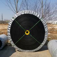 China EP200 Black Polyester Conveyor Belts Wear Resistant 600mm for sale