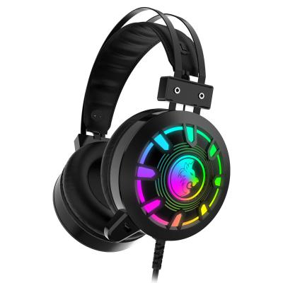 China Hot Selling Supra-Aural M6 Gaming Headset With LED Microphone Active Noise Reduction Metal Headset For Computer Gaming Headset for sale