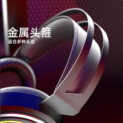 China Earphone factory hot sale m13 7.1usb wired gaming earphones light effect noise reduction headphone 71usb interface cool headset for sale