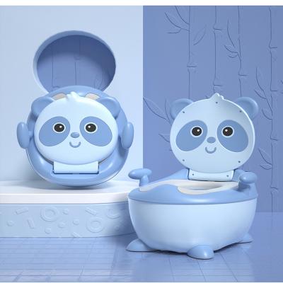 China 2021 Cheap Price Plastic Cartoon Children Panda Drawer Style Baby Toilet Seat Pedestal Pot for sale