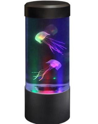 China New Design Modern Color Changing Table Lamp LED Rechargeable Battery Operated Jellyfish Night Light for sale