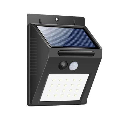 China 20 LED Outdoor Solar Garden Light Garden Waterproof IP44 Motion Sensor For Exterior Wall for sale