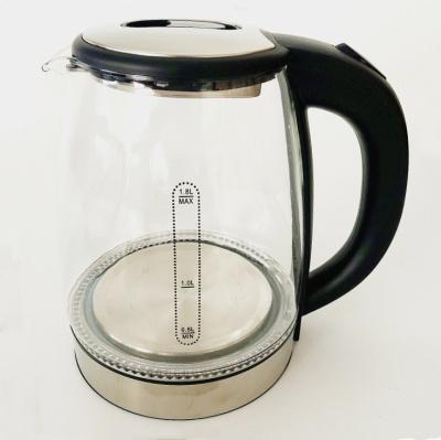 China 360 Degree Rotation Base Boiling Water Health Care High Quality 1.8L Quick Glass Kettle for sale