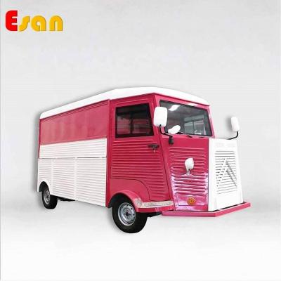 China Easy Operate Esan CT4800 4m Trailer Car Citroen Ice Cream Van With Street Food Machine for sale