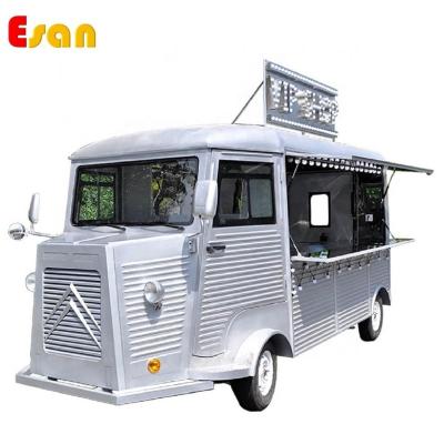 China Easy Operate High Quality Vintage Design Esan CT4800 Low Price Citroen Food Car Caravan Trailer Electric Truck for sale