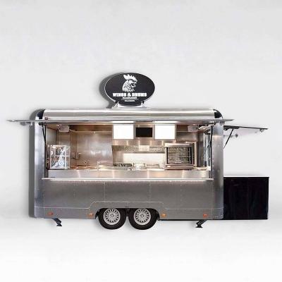 China Easy Operate New Style Esan Breeze BZ4000 Container Cafe Food Kiosk Fiberglass Food Truck Food Truck Outdoor Airflow for sale