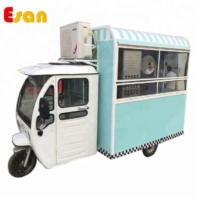 China Easy Operate Esan TC3800 CE Approved Food Bike Food Bike Vending Cart Food Drink Carts for sale