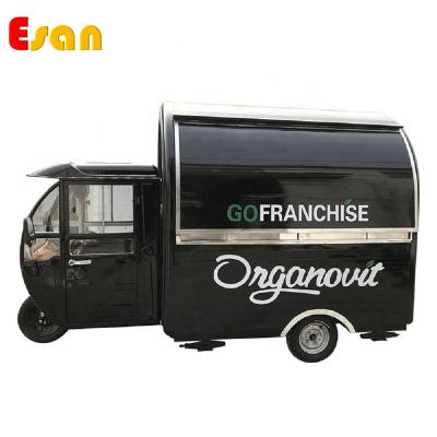 China Easy Operate Esan TC3800 Color Customized Concession Trailer Electric Food Trailer Tricycle Food Truck Food Trailer India for sale