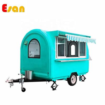 China Easy operate Esan Mini16-28T China supplier OEM/ODM manufacturer fiberglass ready to go mini food trailer food trailer food truck for sale