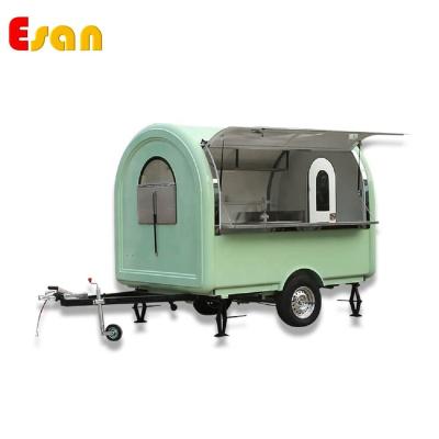 China Easy Operate Esan RC1620 OEM ODM Customized Popular Mini Food Trailer Retail Business Food Cart For Sale for sale