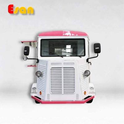 China Easy Operate Esan CT4800 CE Food Trailer Pasta Food Cart Citroen Approved Mini Food Truck Factory Price Cooking Trailer for sale