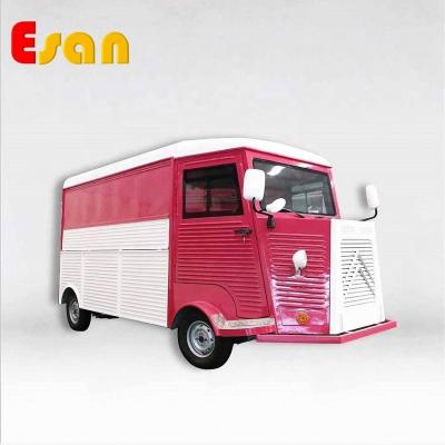 China Easy Operate Esan CT4800 Factory Price Citroen Food Truck Food Trailers USA Standards Food Cart Hot Dog for sale