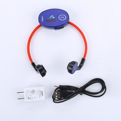 China FM Radio Bone Conduction 8GB Mp3 Training System Transmitter Bone Conduction Swimming Teaching Earphone for sale