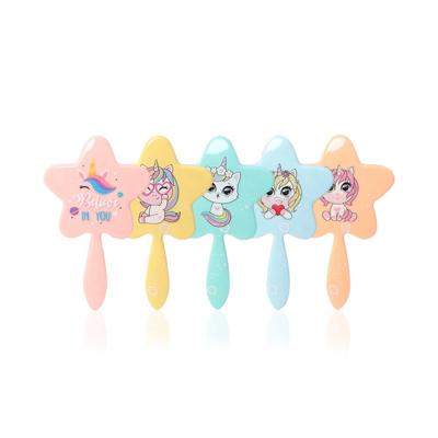 China For Kids Lovely Cosmetics Packaging Mini Nylon Massage Hair Brush Cartoon Style Home Use Wholesale From Baihe for sale