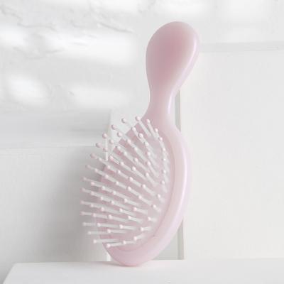 China For Home Use Shiny Marble Color Travel Use Kids Hair Brush Comb Mini Hair Brush Hair Straightener Brush For Kids Logo Comb Custom for sale