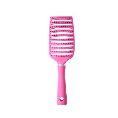 China For Home Use Baihe Soft And Comfortable Luxury Nylon Bristle Ducting Paddle Hair Detangling Hair Brush Plastic Hair Brushes for sale