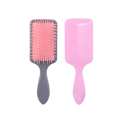 China For Home Use Baihe Hair Care Salon Smooth Hair Double Layer Colors Colorful Hairbrush Pad Brush for sale