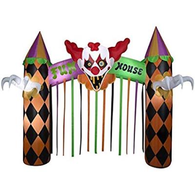 China PVC Vinyl/Oxford Halloween Inflatable Arch, Inflat Clown Arch for sale