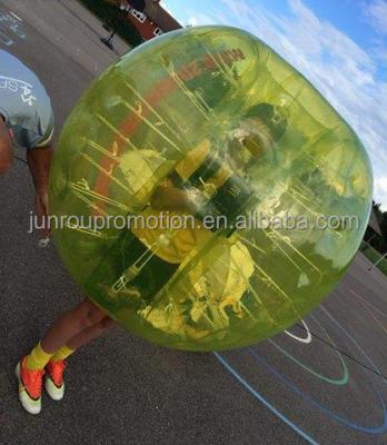 China Soft Handles& Comfortable Seat Belts / Cock Full Color Bubble Football , Bubble Football Suit With BB-15 Logo for sale