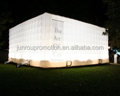 China Advertising giant inflatable cube tent with led for event TE-13 for sale