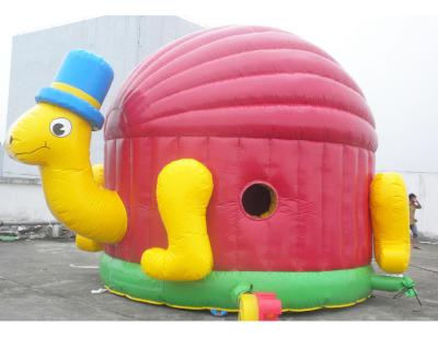 China Vinyl cartoon turtle bouncy castle, inflatable toys for kids, inflatable bouncer BO-73 for sale