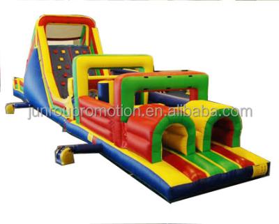 China 0.5mm 18oz pvc vinyl commerical inflatable sport games, inflatable obstacle course OBS-22 for sale