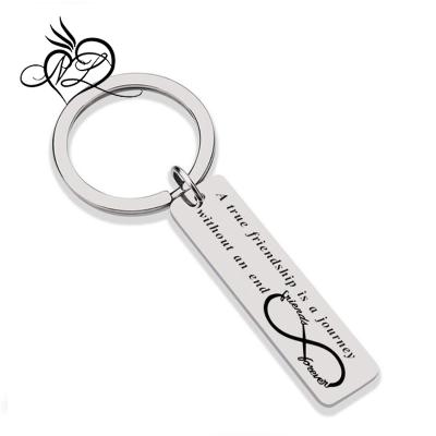 China Infinity Stainless Steel Fashion Friendship Keychains for sale