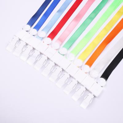 China ID Card Holder Strap Factory White DK Green Neck Lanyard Card Holder Strap for sale