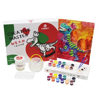 China Paint Paste Forming Children DIY Dinosaur Puzzle Toys Game Family Interactive Educational Toy For Kid for sale