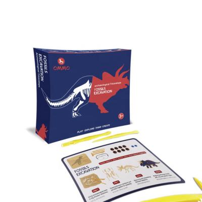 China 2022 STUFFED Dinosaur Dig Kit Discover Archeology Dinosaur Fossil Excavation Dinosaurs Dig Toys for sale