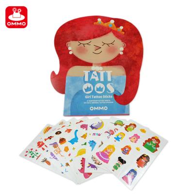 China Educational Waterproof Temporary Toys Montessori Boy and Girl Dinosaur Design Tattoo Stickers for Kids for sale