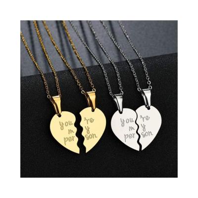 China Fashionable Custom Made Stainless Steel Name Necklace Stainless Steel Pendant Necklace High Quality FASHIONABLE Stainless Steel Necklace for sale