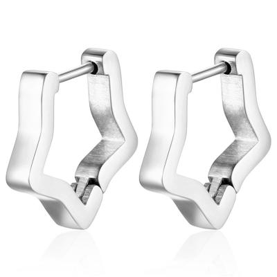 China FASHIONABLE HOT SALE High Quality 316L Stainless Steel Stud Earrings Earring Man Piercing Jewelry for sale