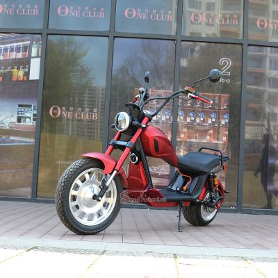 China 2 Wheel Unisex Cheap Electric Scooter Citycoco Chopper Motorcycle 2000 Watt EU Warehouse Road Legal EEC/COC With Seat for sale