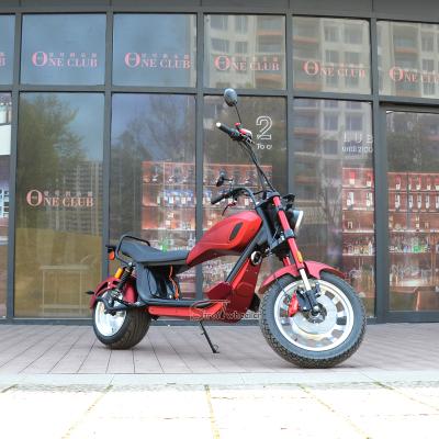 China Unisex Warehouse Chopper Fat Tire Bikes Fast Boarding Electric Motorcycle E Scooter 2000W 60v Off Road Citycoco for sale