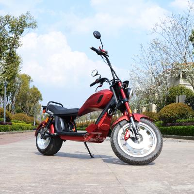 China Citycoco Chopper Motorcycle Unisex Electric Scooter 2000 Watt EEC/COC Legal 2 Wheel Scooter EU Roads 60V/20A Warehouse With Seat for sale