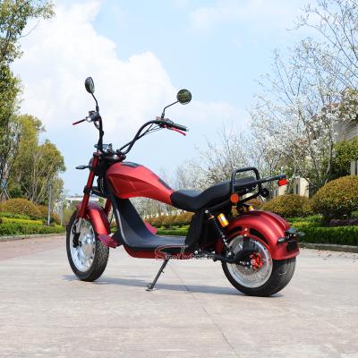 China EEC Coc Stock Warehouse 2 Wheel Electric Scooter Citycoco 2000w 3000w European Unisex Fat Tire Electric Motorcycles for sale