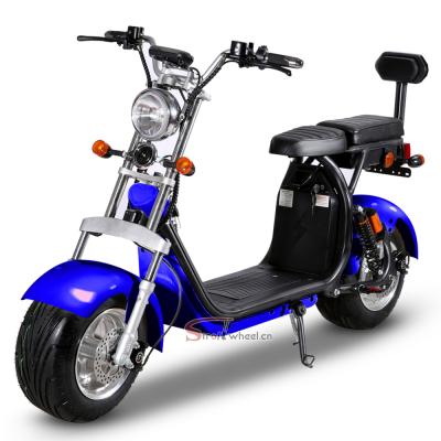 China Europe Warehouse Stock 60V 20AH Fat Tire Electric Scooter Citycoco Chopper E Bike Scooter 2 Wheel Adult Unisex Electric City Cocos for sale