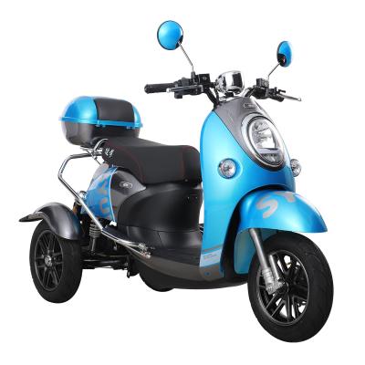 China New Adult 3 Wheel Scooter Double Seat Electric Tricycle Unisex Electric Mobility Scooter Tricycle Motorcycle for sale