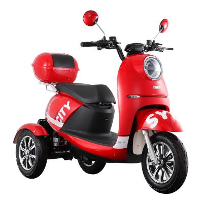 China 650w 48v 20ah unisex lead acid battery electric motorcycle mobility scooter three wheel for older citycoco for sale