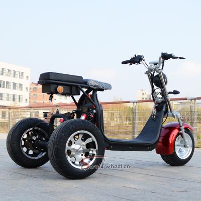 China Adult 2000w 60v 40ah unisex battery electric motorcycle scooter citycoco 1000w 3 wheel electric bike chopper for sale