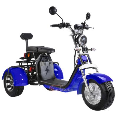 China Hot Sale EEC/COC Citycoco 2000W 60V 40AH Electric Motorcycle New Arrival EU Unisex Electric Warehouse Scooter With 10 Inch Fat Tire for sale