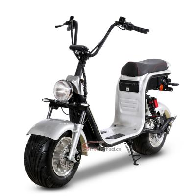 China 2022 hot sale unisex eec motorcycle 1500W 60v 20ah e chopper battery citycoco powerful electric scooters adult unisex for sale