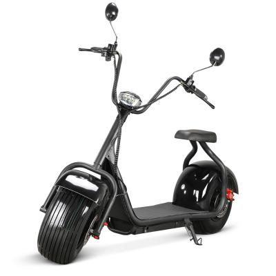 China CE cheap 2 wheel electric scooter unisex citycoco 1000w 1500w 2000w China factory with fat tire 12ah 20ah electric bike motorcycle for sale