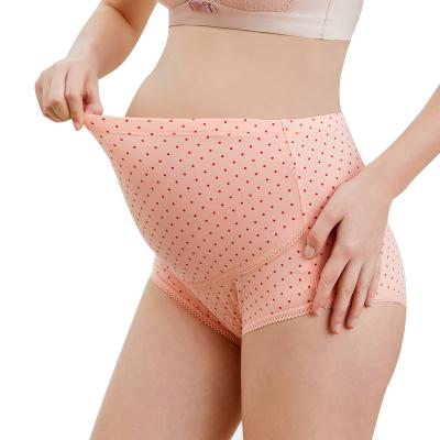 China Cotton Breathable Comfortable Maternity Panties Pregnant Women Abdomen Breathable High Support Underwear Big Size for sale