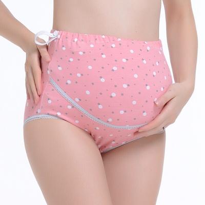 China High Waist Care Pregnant Women Maternity Panties Cotton Breathable Adjustable Abdominal Plus Size Underwear for sale