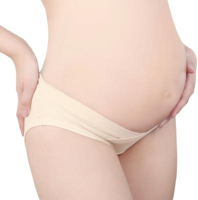 China Pregnant Women Lift Breathable Maternity Panties Low-Rise U-shaped Seamless Briefs Underwear Plus Size Women's Breathable Underwear for sale