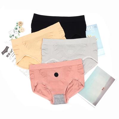 China Soft Touch Antibacterial Nylon Panties Ladies Spot Menstrual Thermal Underwear Ladies for sale