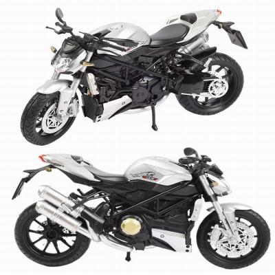 China Cool Diecast Toy Motorcycle Model Street Fighter Alloy Street Car 1/12 Die Cast Motorcycle Model Toys For Children Boys Gifts for sale